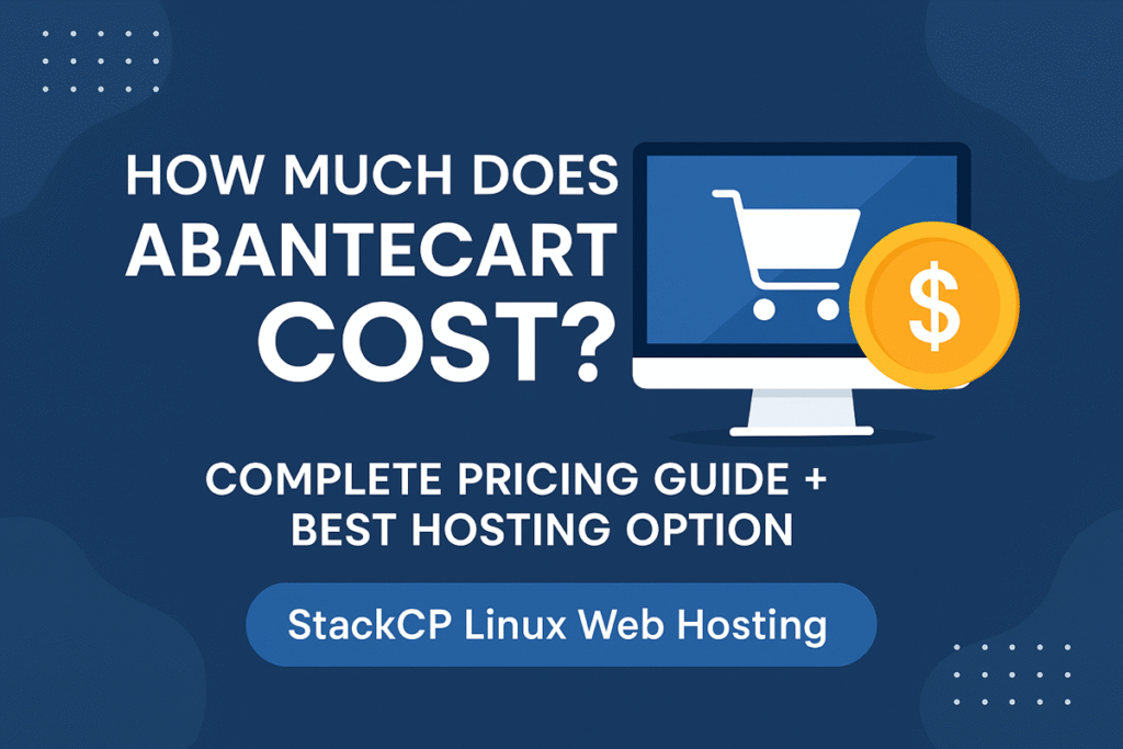 How Much Does AbanteCart Cost?