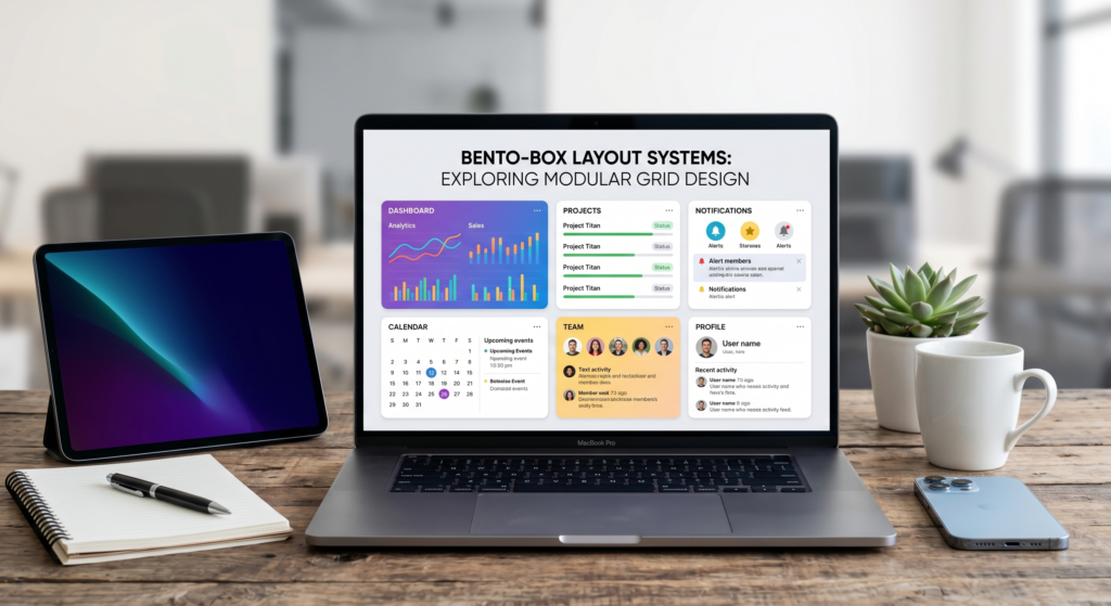The Rise of Bento-Box Layouts in Modern Web Design